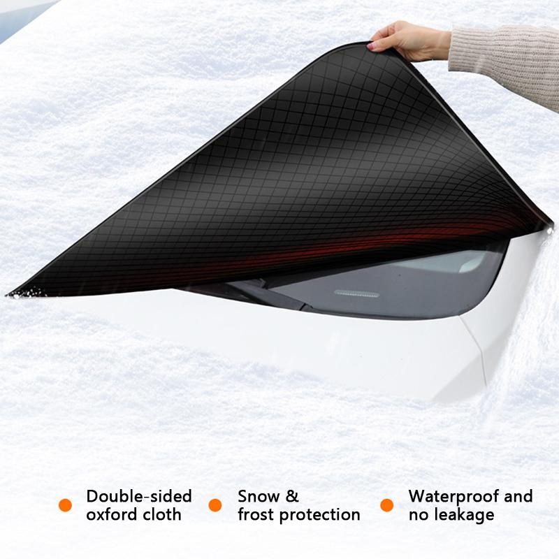 SEAMETAL Зимний чехол на лобовое стекло автомобиля для защиты от снега и мороза, защиты от солнца, против обледенения, чехол на переднее лобовое стекло