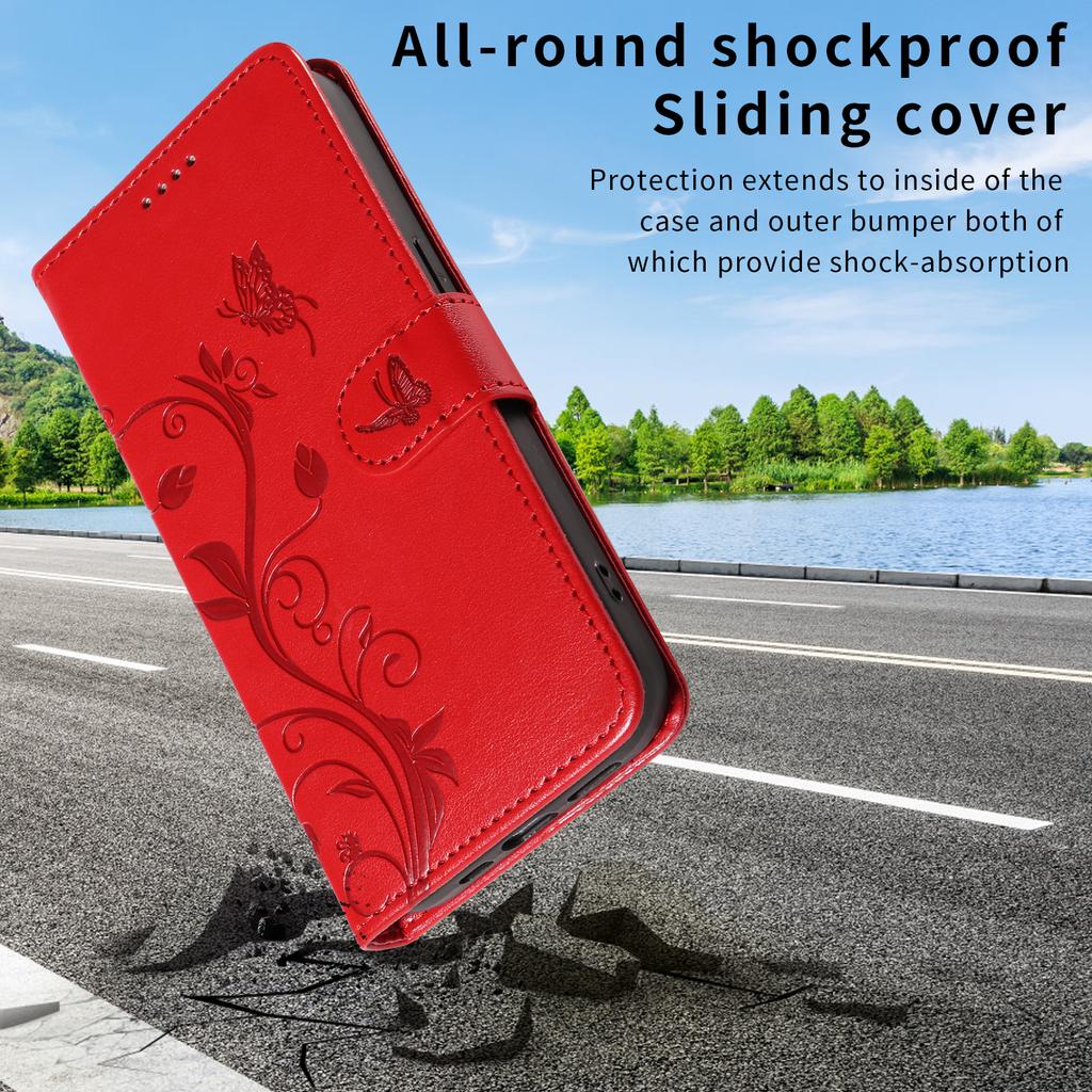 Для Xiaomi Redmi 15C 5G (США) (173мм)/15C 4G (США) (173мм) Чехлы из искусственной кожи с цветочным узором, кошелек-подставка, чехол для телефона с ремешком