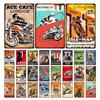 Motorcycles Metal Signs Tin Sign Ace Cafe London Road Race Wall Stickers Isle of Man 1962 TT Garage Bar Pub Home Wall Decoration