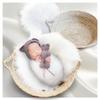 Лимande Корзина для новорожденного для фотосессии Корзина для селфи для фото новорожденного и набор Furmat Одежда для пеленания новорожденных Товары для ежемесячных фото