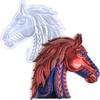 Silicone 3D Horse's Head Animal Silicone Moulds  For Cabinets Gifts Home