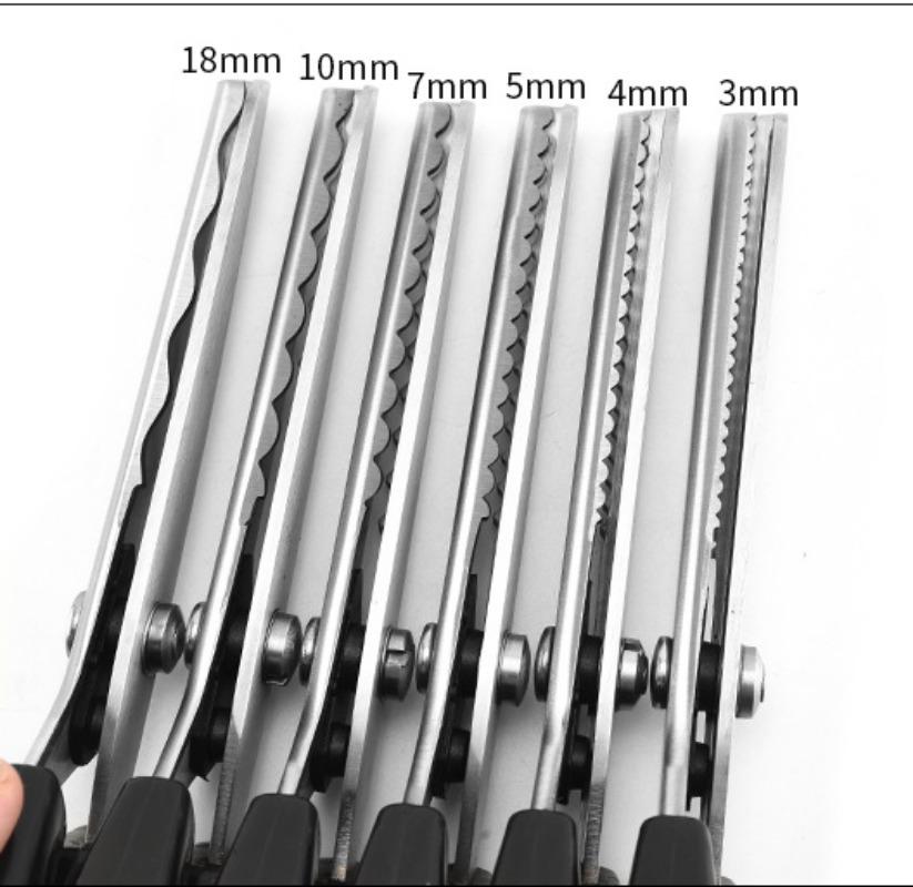 3 5 7 мм Ножницы для шитья с фестончатым краем Ножницы для стрижки Ножницы для профессионального шитья Портновские ножницы для пошива одежды