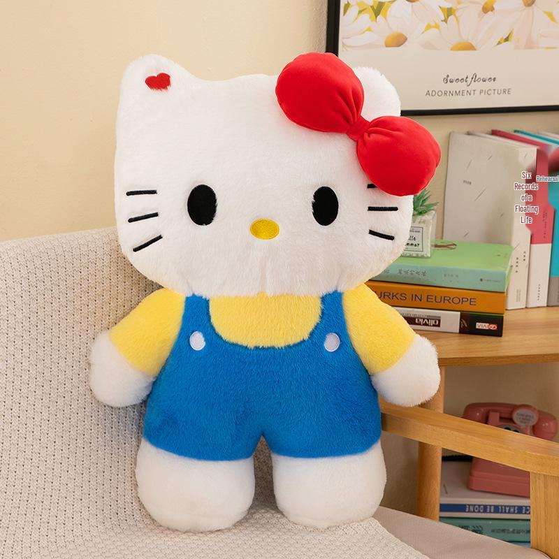 Большая плюшевая игрушка Кот KT - Милая кукла-подушка в виде кота, подарок на день рождения для девочек