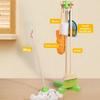 Cleaning Kids Wooden Toy Kit Interactive Role Play Emotional Cognitive Growth