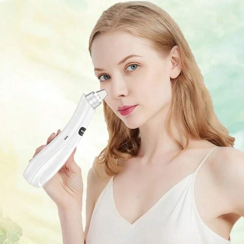 Visual Pore Cleaner Electric Blackhead Remover Device with 5 Suction Levels Deep Cleansing Facial Vacuum for Blackheads and Acne