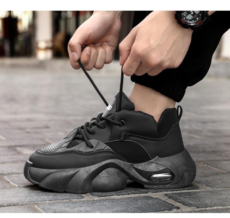 Men New Shoes High Quality Chunky Sneakers for Man Spring Non Slip Elasticity Running Trainers Fashion Versatile Vulcanize Shoes