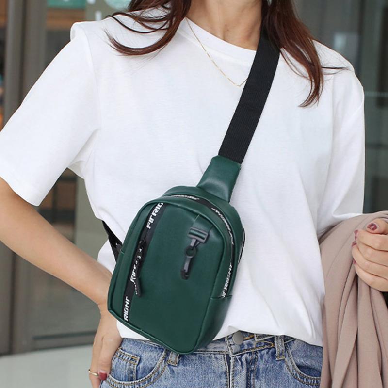 Женская нагрудная сумка, простая модная яркая цветная сумка через плечо, повседневная байкерская сумка с широким плечевым ремнем