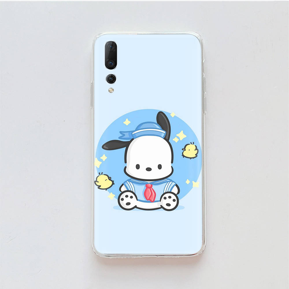Прозрачный чехол для Samsung A04 A14 A23 M33 M53 Realme 10 9 C35 C55 VIVO X80 Infinix Hot 30 Note 11 Tecno Spark 8P Pro L-29 Cute Pochacco