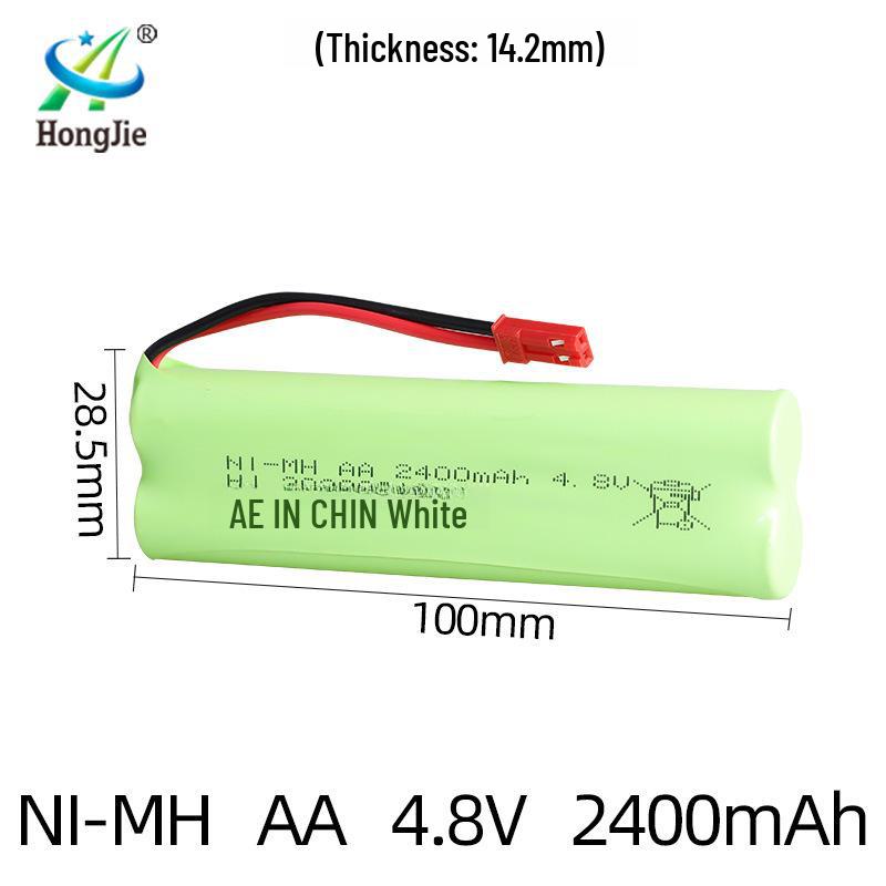 NiMH 4.8V 2400mAh Аккумуляторная батарея для радиоуправляемых машин и электрических игрушек-альпинистов