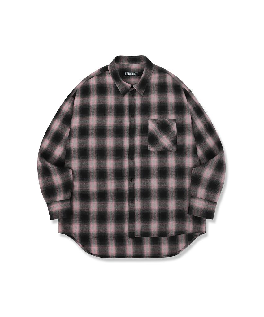 ZENDUST Michelle Check Shirt Black