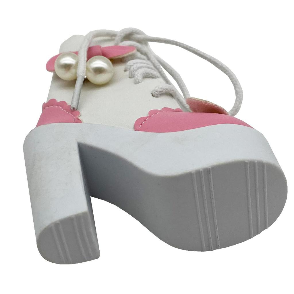 Кукольная платформа OLYOLY Короткие Высокие Милые Кукольные Миниатюрные Горничные Носки Включены [набор из 2 предметов] 1/3 Обувь, Сапоги, Каблуки, Одежда, Кукла, Лента, Костюм,