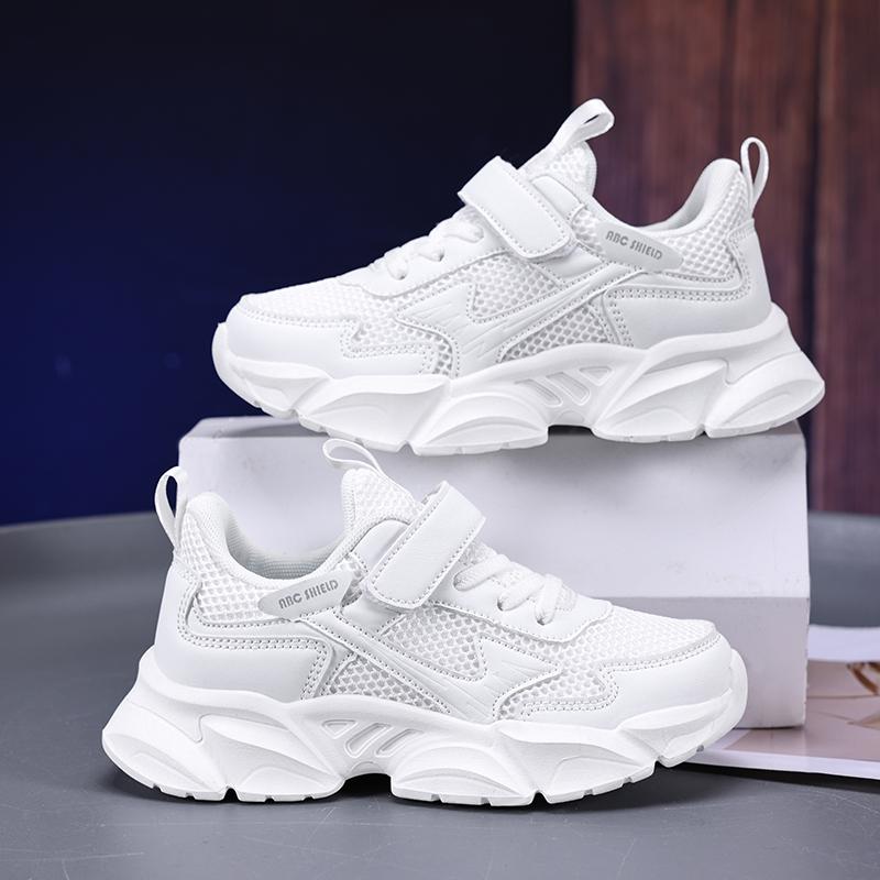 Детская мода Four Seasons Дышащая повседневная обувь для детей Бег Спорт Студенты Девочки Трендовые удобные кроссовки для спортзала