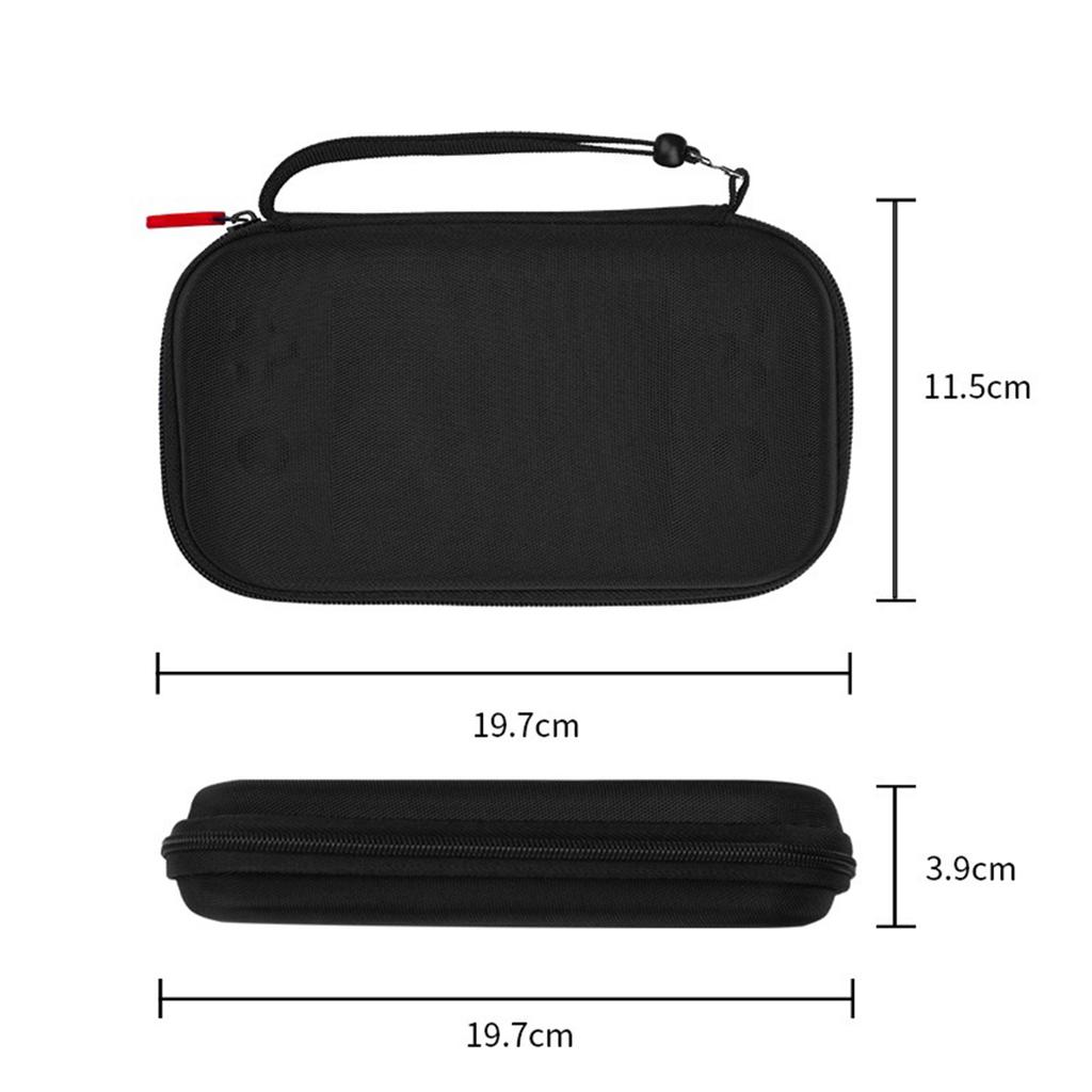 For Anbernic RG477M Gaming Console Organizer Bag & Hardness Screen Protector RG 477M Portable Travel Handbags Game Accessories