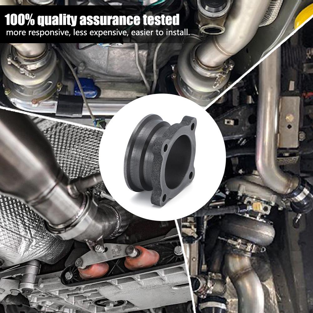 Auto 4 Bolt Exhaust Flange Adapter 2.5" to 3" V-Band Turbo Downpipe for GT35 GT30