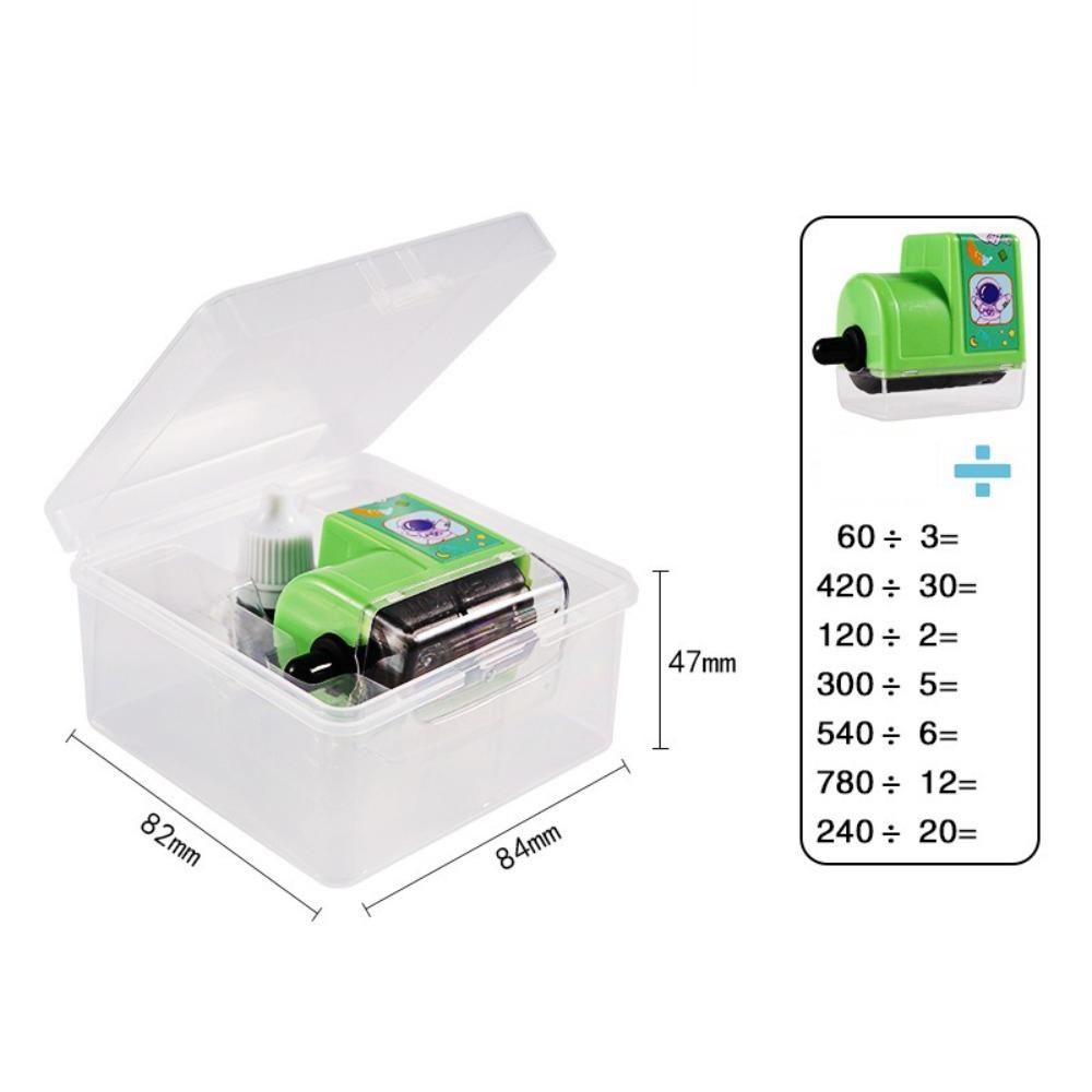 Multiplication Division Math Rolling Stamp Addition Subtraction Arithmetic Practice Stamp  School