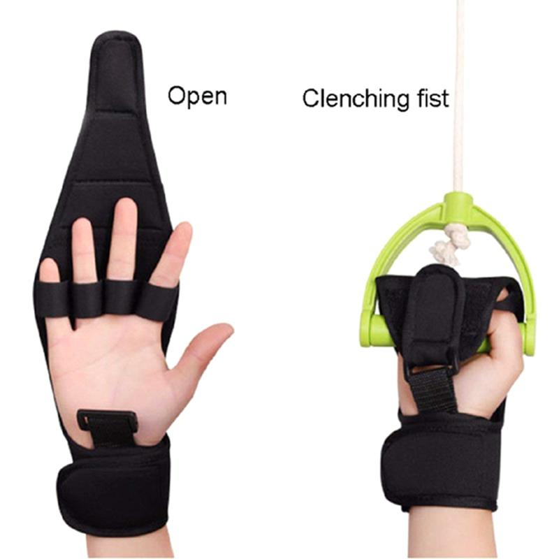 Rehabilitation Finger Auxiliary Gloves Brace Anti Spasticity Splint Finger Hand Recovery Grip