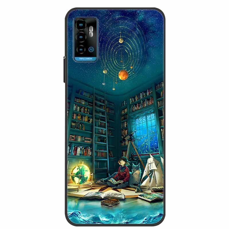 Для ZTE Blade A71 Чехол Силиконовая Задняя Крышка Чехол для Телефона Для ZTE Blade A71 Мягкие Чехлы для ZTE BladeA71 A 71 2021 Защитный Бампер