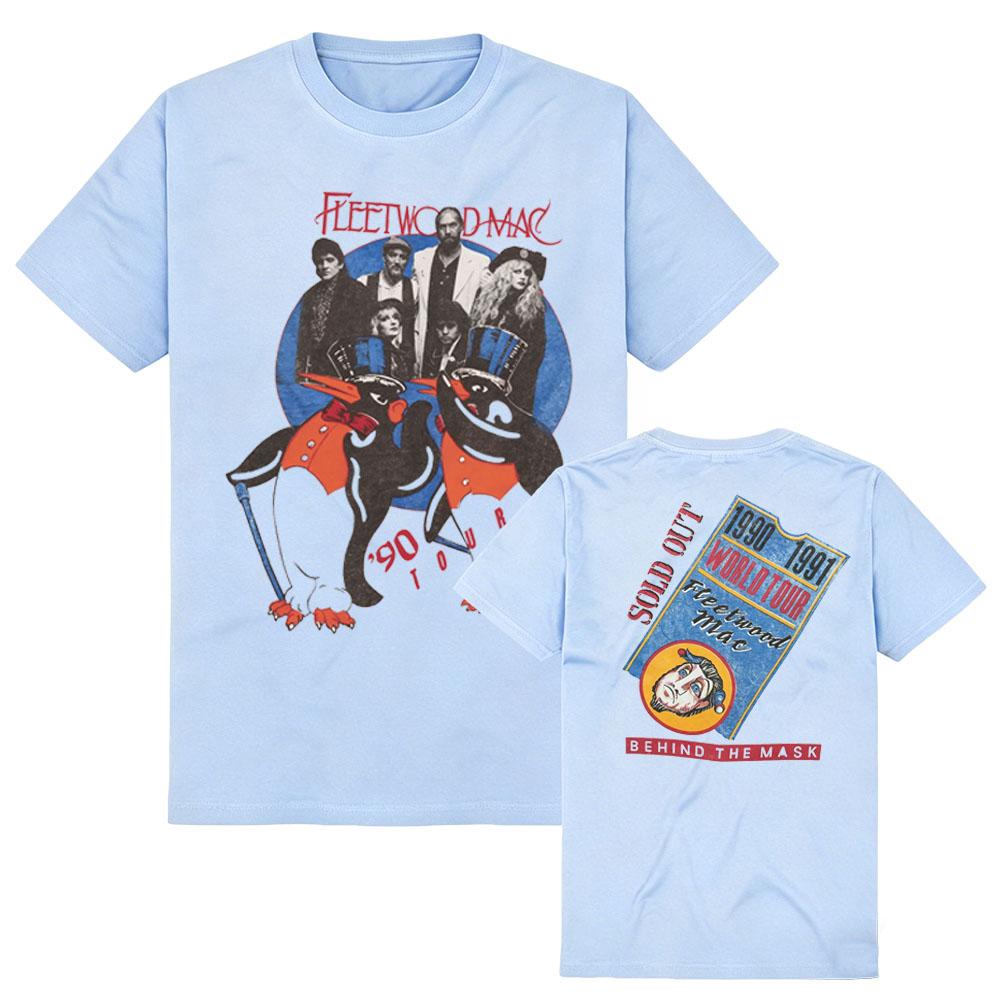 Fleetwood Mac T-Shirt 90s Vintage Rock Graphic Tee Pop Art Retro Streetwear Soft Pure Cotton Unisex Tee Top