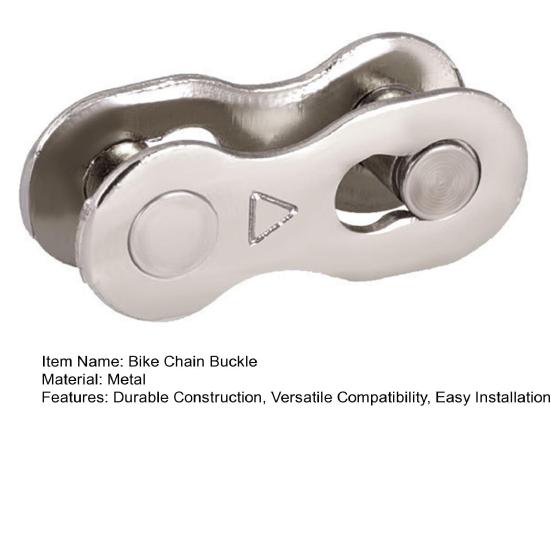 Chain Link Connector Metal Tensile Break-Proof Bike Chain Buckle Easy Disassembly Bike Chain Buckle for 8/9/10/11/12-Speed Chains