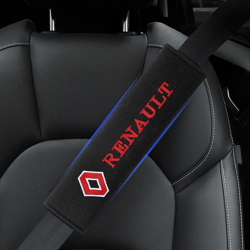 2 шт. Накладки-протекторы на плечевые ремни автомобильного сиденья Автоаксессуары для Renault Dacia Grand Scenic 4 XMOD Megane Clio 4 Laguna 2 3 Coupe