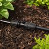 25PCS Black Lock Barbed Tee Connector POM 16mm To 4/7mm Tee Connector  Greenhouse Watering