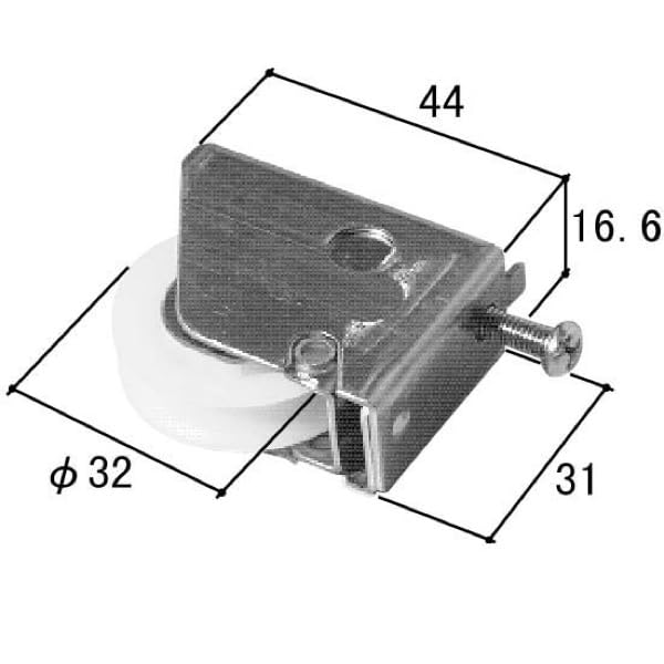 Sankyo Aluminum WD0316 Entrance Door Roller for and Sliding piece "Reiho", "Yuzan", "Shinken Lattice", "Store Doors" 1