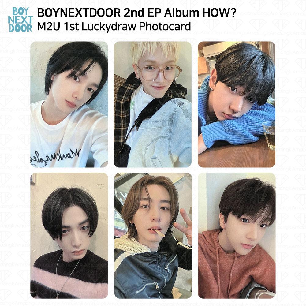 BOYNEXTDOOR 2-й EP-альбом КАК? M2U 1-я лотерея с фотокарточкой KPOP K-POP