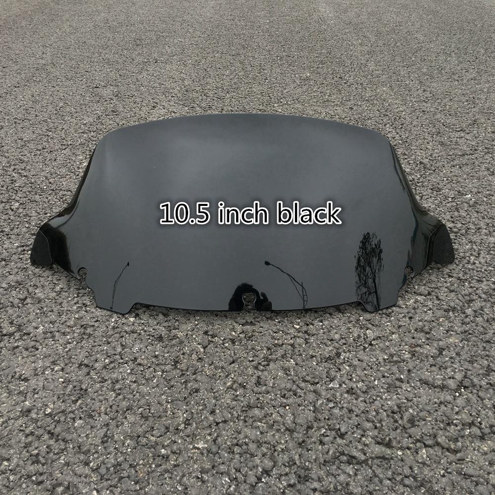 Black Smoke Clear 4.5" 7" 10.5" Wave Windshield Fits For Harley Touring FLHT FLHX 2014-up 2015 2016 2017 2018