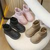 Children&#x27;s Boots Sock Style Snow Boots Girls Short Boots Kids Cute Sewing Autumn Winter New Warm Cotton Shoes for Boys Unisex PU
