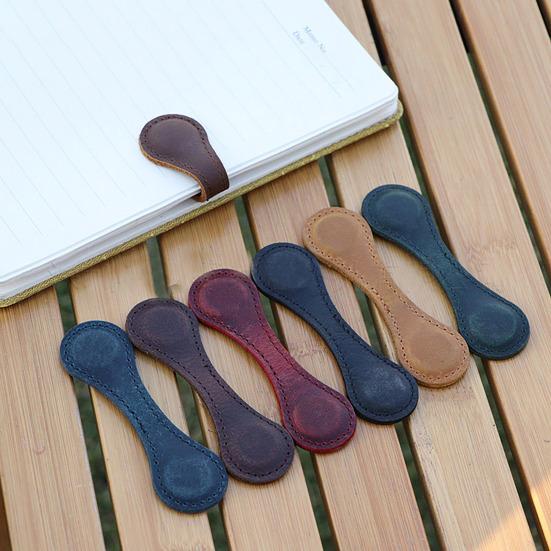 Кожаные магнитные закладки с сильной адсорбцией, винтажные мотивирующие маркеры для текстовых книг