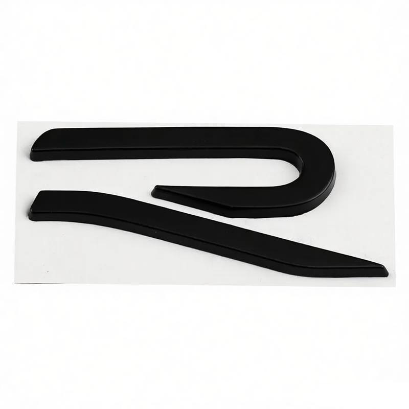 ear1 Metal for Volkswagen VW R Emblem Tiguan Bora GOLF POLO PASSAT CC T-CROSS Touran Jetta Arteon MK6 Car Grille Emblem Modification