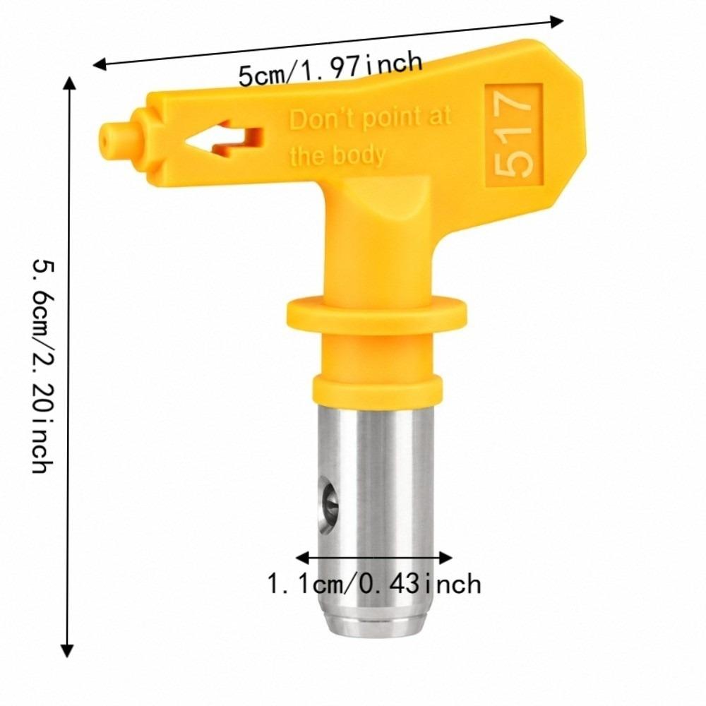 4pcs High Pressure Paint Sprayer Nozzle Spray Machine Accessories Wall Decoration
