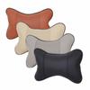 Car Headrest Pillow Car Neck Pillow Headrest Headrest Pillow PU Leather Car Headrest Cushion for Car Relax 4-Color