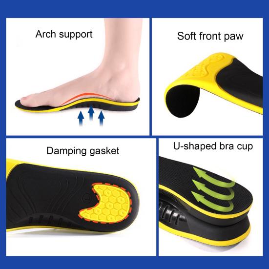 1 пара амортизирующих стелек для обуви, дышащие вставки для кроссовок, стельки с поддержкой свода стопы, сменные стельки для женщин и мужчин