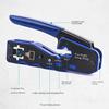 1pc RJ45 8P Pass Through Crimping Tool- All-in-One Ethernet Wire Manager For Cat5 Cat5e Cat6 Cat6a Ethernet Cable Crimper Tool