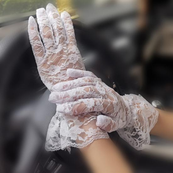 1 шт./2 шт. Женский шляпка-фасинатор, перчатки, вышивка, цветок, искусственные перья, кружево, заколка для волос