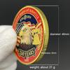 American Bald Eagle Gold Challenge Coin 1776-2026 US 250th Anniversary Coin Declaration of Independence Medal in Capsule