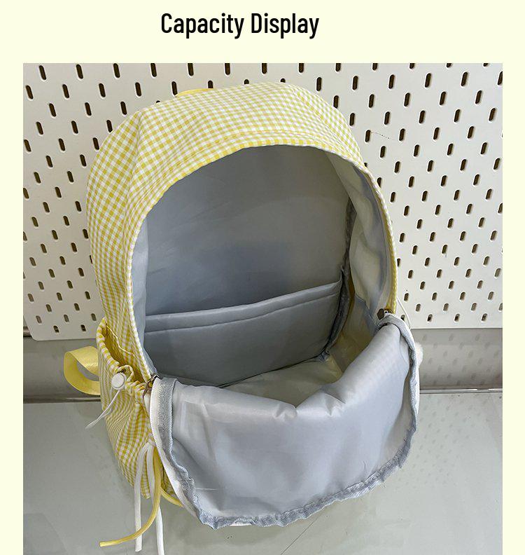 2025 High-Capacity Stylish Backpack for Girls - Schoolbag for Junior and Senior High Students