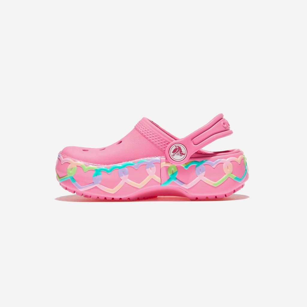 [Crocs] Classic Heart Light Clog Toddler [CRS213184-PINK LEMONADE]