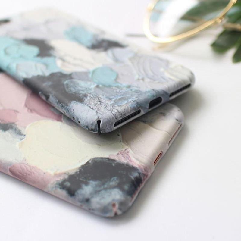 Масляная картина Жесткий пластиковый чехол для ПК Чехол Милая личность Ударопрочный чехол