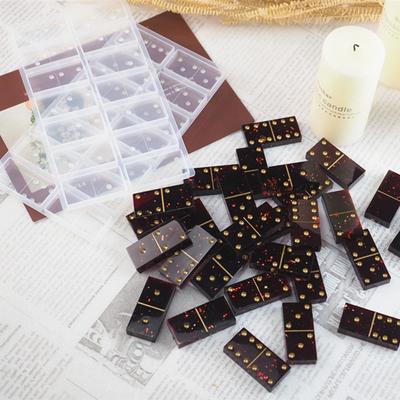 Форма домино, смоляные формы, домино PaiGow, эпоксидный кирпич, силиконовые инструменты, принадлежности для самостоятельного изготовления ювелирных изделий(Только пресс-формы)