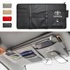 Car Sun Visor Point Type Multi-function Storage Bag Car Accessories for Chr Corolla Camry Rav4 Yaris Hilux Prius Fortuner