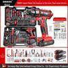 Multipurpose Lithium Electric Screwdriver Set with Rechargeable Hand Drill - Household Tool Box for DIY Projects.