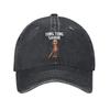 Tung Tung Sahur Italian Brainrot Men Women Baseball Cap Distressed Denim Cap Classic Outdoor Summer Unstructured Soft Sun Cap