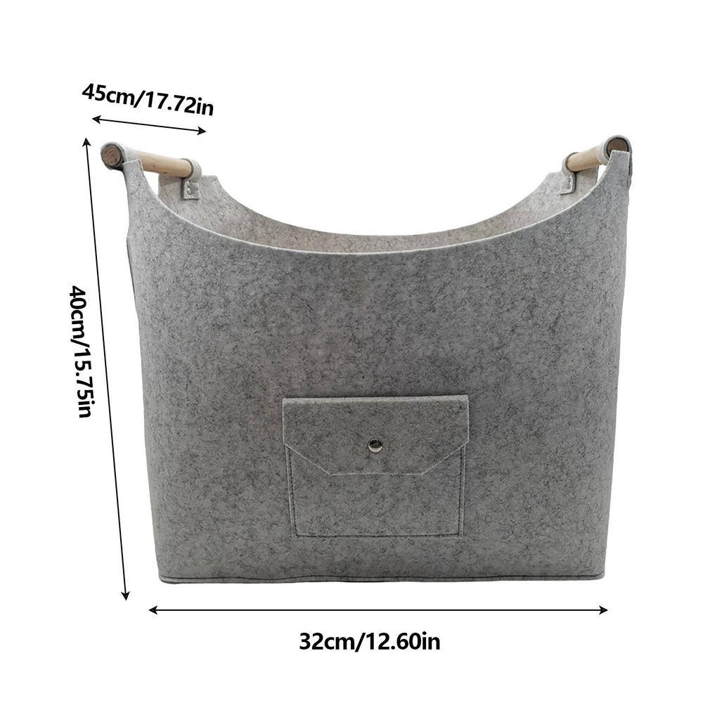 Внутренняя сумка для хранения дров Корзина для белья для спальни Мешок для переноски грязной одежды Организатор для бытовых продуктов