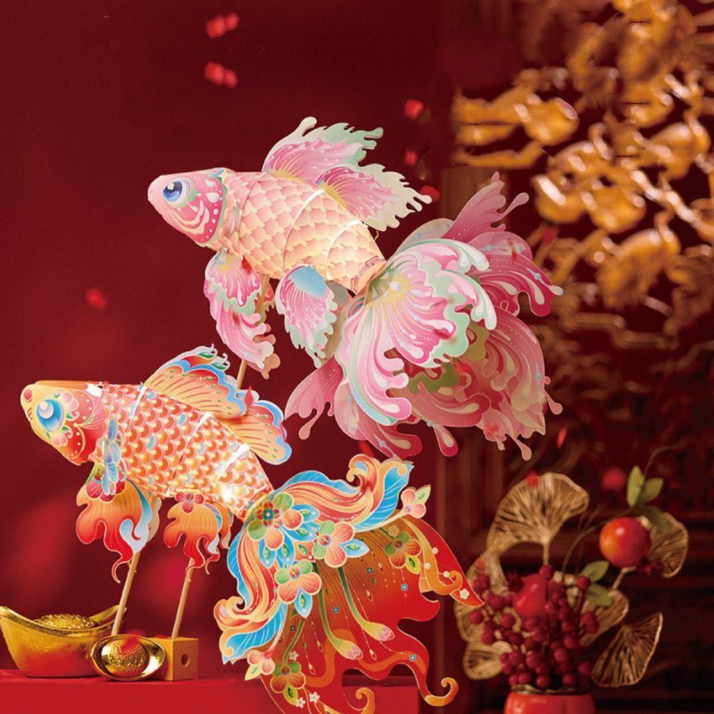 Traditional Children Handheld Lantern Chinese Style Celebration Lantern  Spring Festival Supplies