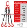 G80 Manganese Steel Lifting Chain Slings with Hooks - Single & Double Leg Set