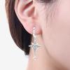 Orstarry 925 Silver Asymmetric Starry Earrings Original Jewelry Drop Earrings Women Jewelry Party Anniversary Gifts