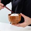 Высококачественная Экологичная Цельная Круглая Деревянная Миска Полированная Многофункциональная Для Салата Фруктов Супа Риса Кухонная Утварь