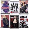 Anime Tokyo Revengers Wall Poster Mikey Sano Manjiro Hinata Scroll Home Decor Cosplay Hanging Painting